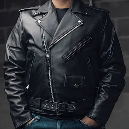 Elwin - Lederjacke mit mehreren Taschen für Herren