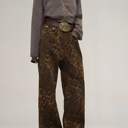 Felecia - Stilvolle bedruckte Baggy-Jeans für Damen