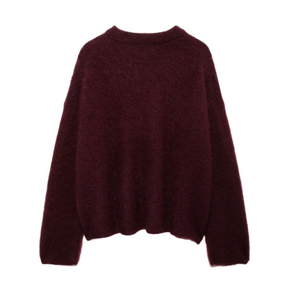 Valorie - Lässiger Pullover aus Mohairmischung für Damen