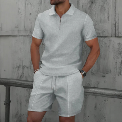 Zephyr - Herren Baumwolle Ko-ord Set Lockerer Schnitt