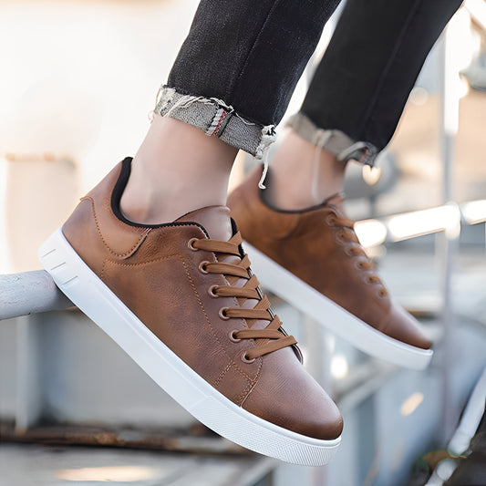 Jerome - Moderne flache Lederschuhe für Herren