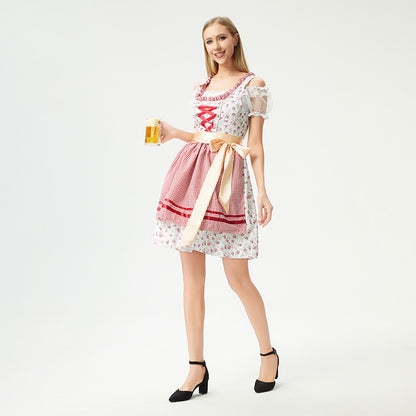 Hina - Lockeres Dirndl-Kleid für Damen zum Oktoberfest