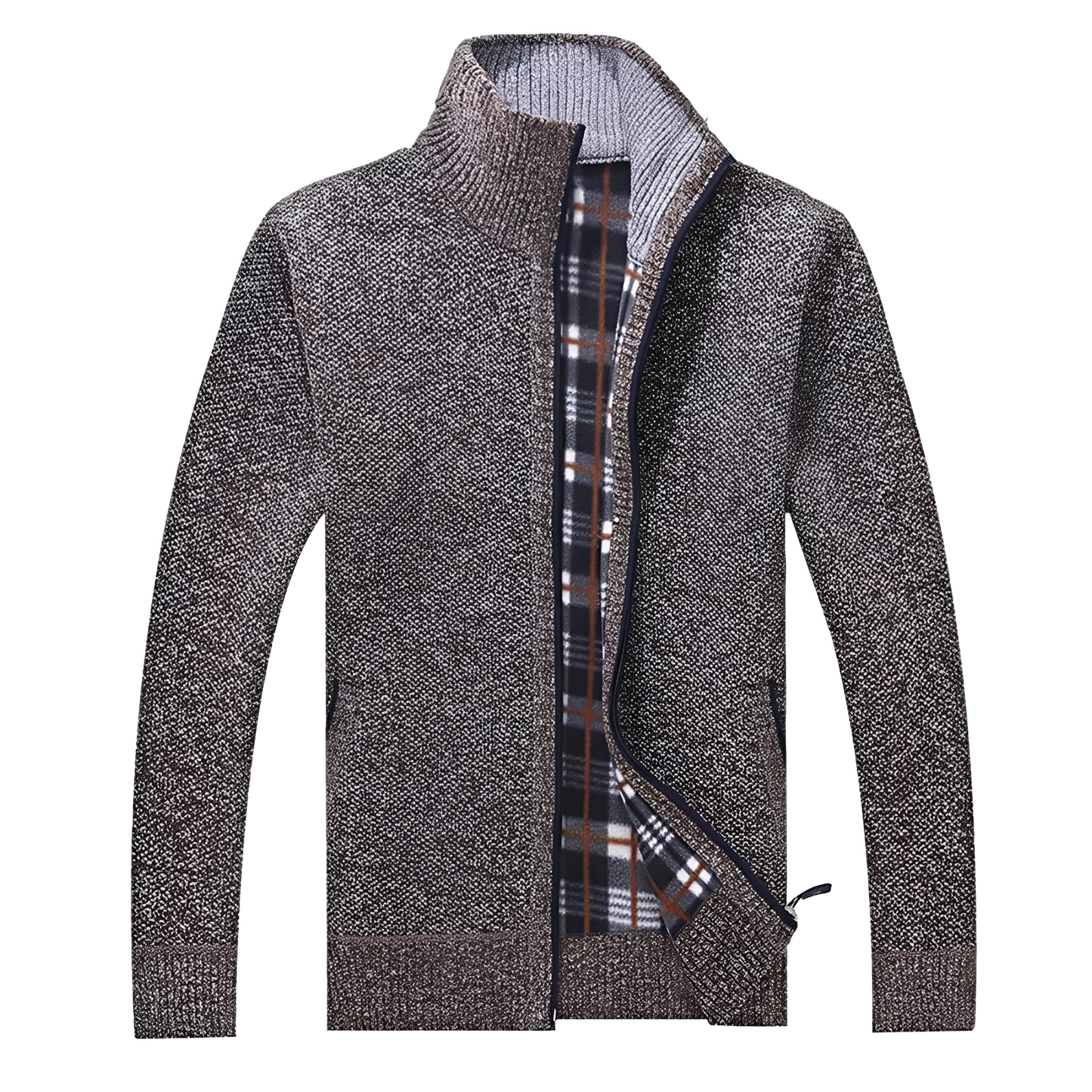 Malinda - Stilvoller Cardigan mit weichem Fleecefutter für Herren