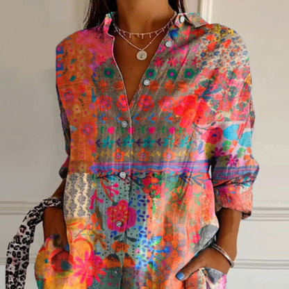 Anna – Elegante Bluse mit Blumenprint