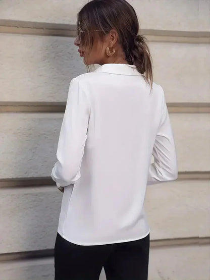 Marit – Formelle Langarm-Bluse