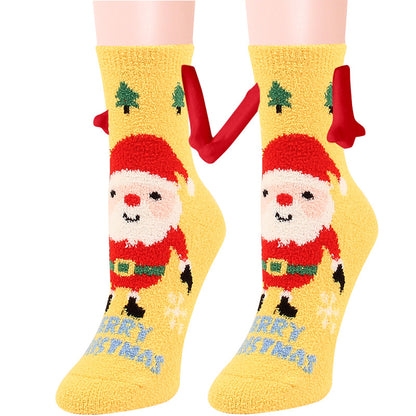 Cailin - Stilvolle Weihnachts-Fleece-Socken für Damen