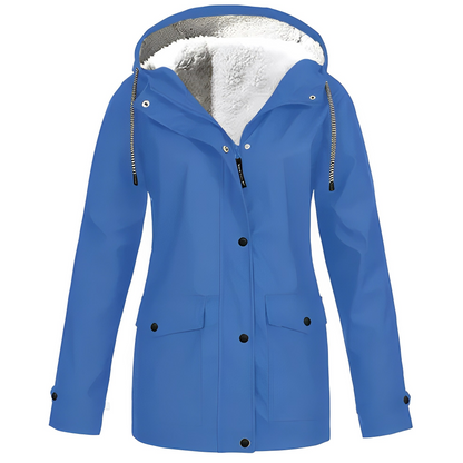 Sherlyn - Outdoor-Kapuzenmantel mit Fleecefutter für Damen