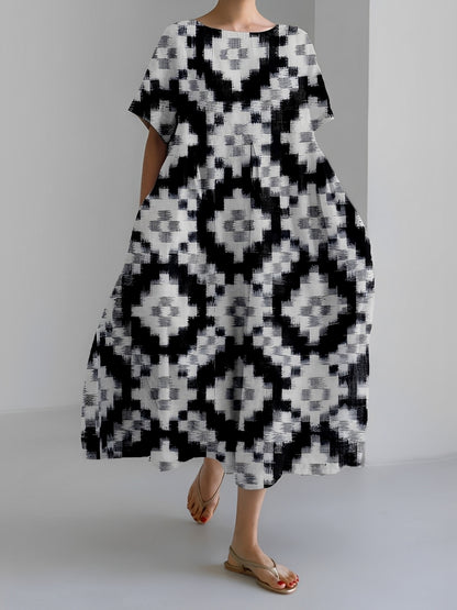 Xavia - Lässiges, lockeres Kleid mit Print für Damen