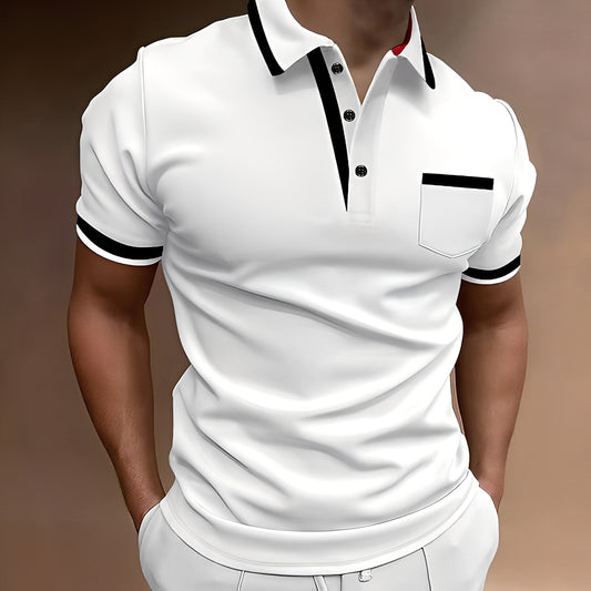 Alijah - Stilvolles, tailliertes Poloshirt für Herren