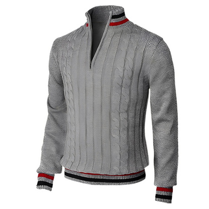 Derick - Moderner Pullover mit Reißverschluss für Herren