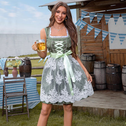 Malani - Festliches Oktoberfest-Spitzenkleid für Damen