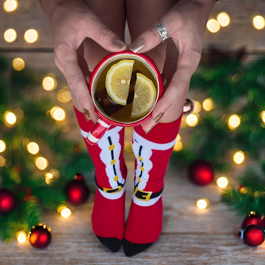 Rowena - Stilvolle Unisex-Weihnachtssocken