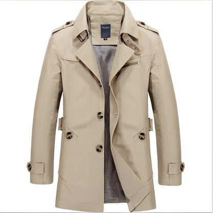 Harry - Lässige, mittellange Windjacke für Herren