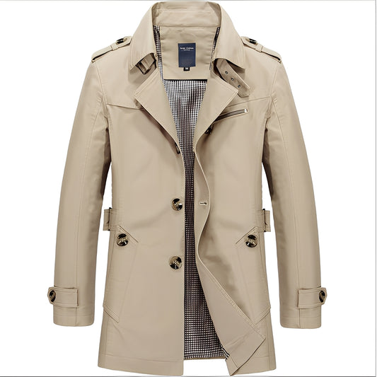 Harry - Lässige, mittellange Windjacke für Herren