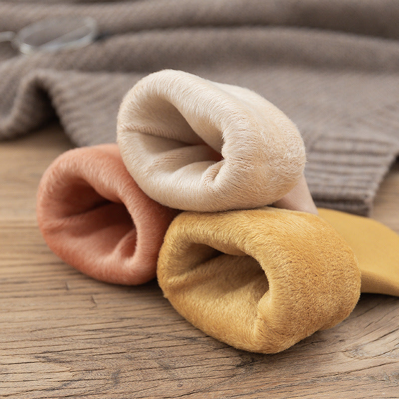 Gloria - Warme Samt-Schneesocken für Damen