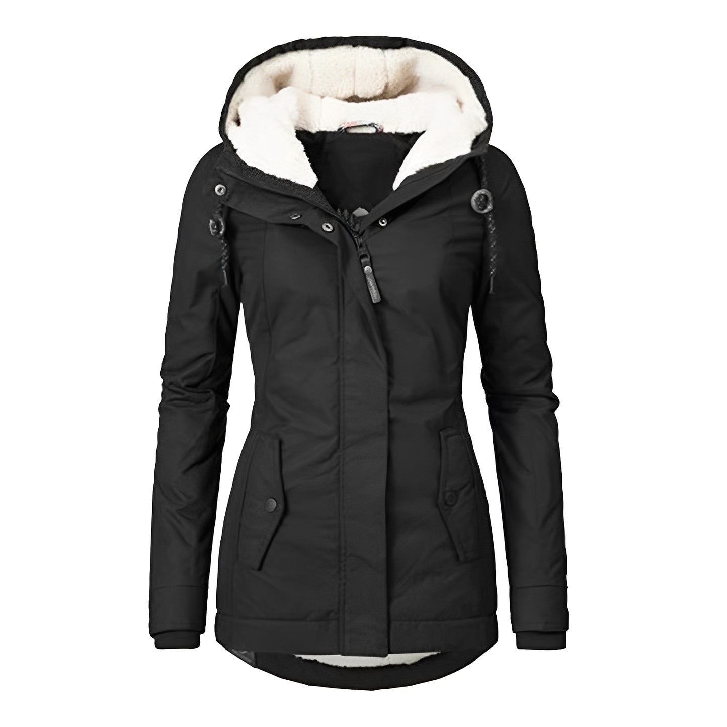 Melba - Warme, wasserdichte Jacke mit Kapuze für Damen
