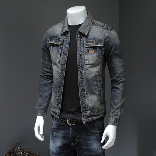 Lennon - Klassische lockere Jeansjacke für Herren