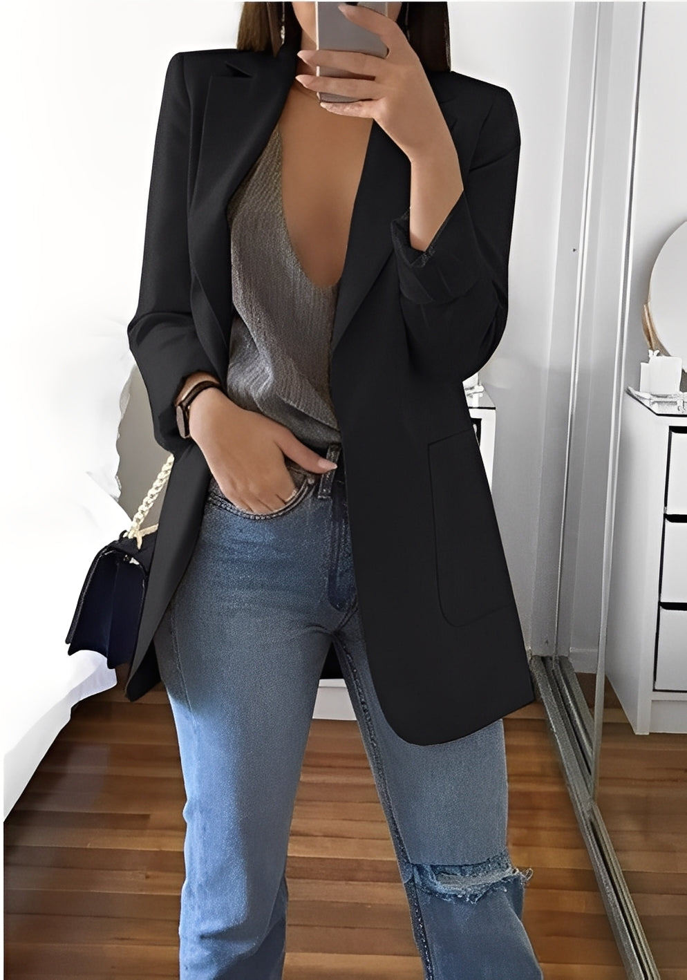 Stephanie - Stilvoller, schmal geschnittener Blazer für Damen