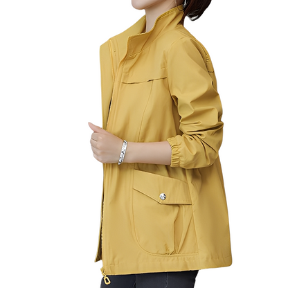 Gwenda - Stilvolle Jacke mit verstellbarer Taille für Damen