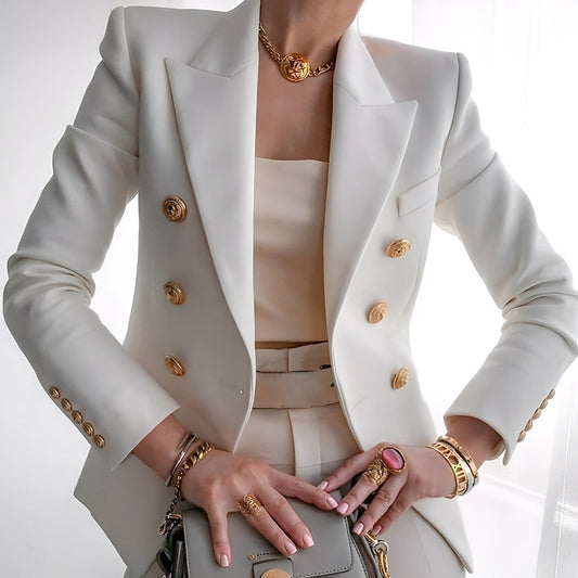 Shelley - Lässiger Blazer mit Knöpfen für Frauen