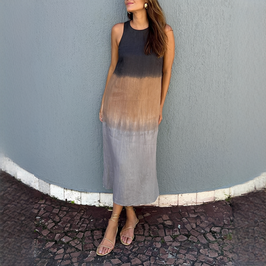 Renalyn - Damenkleid ohne Ärmel im trendigen Look