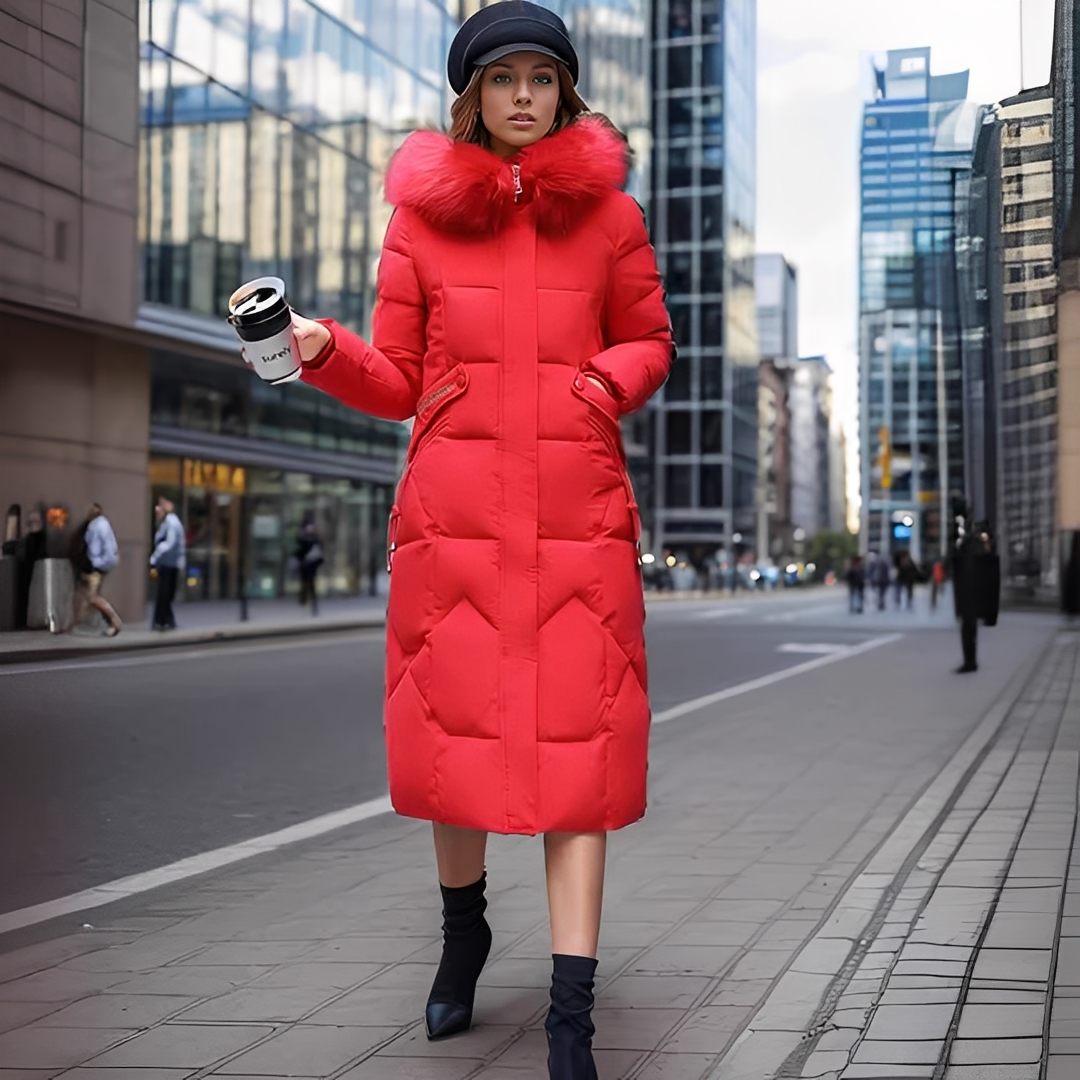 Marcellette - Damen-Winterjacke mit Kapuze