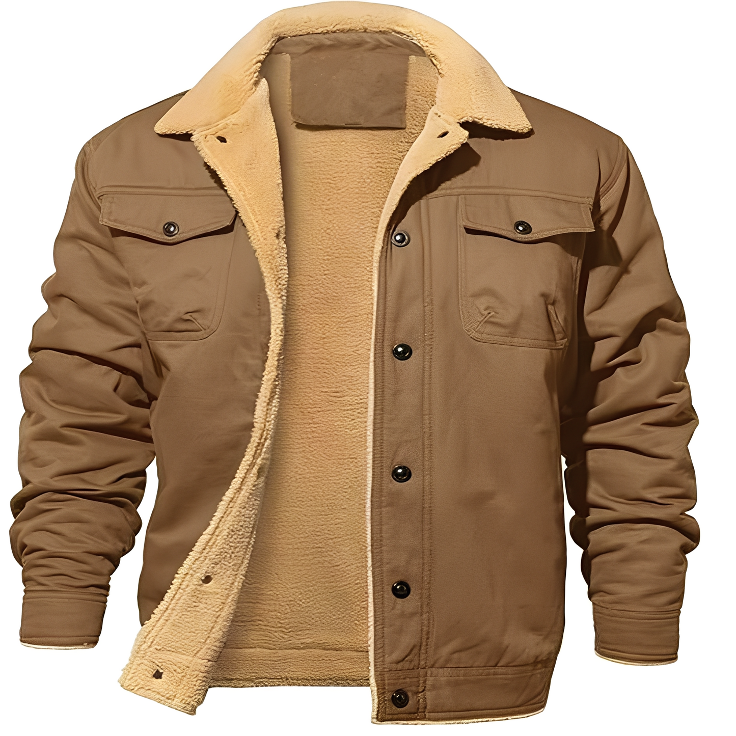 Dillon - Lässige Jacke aus Fleece-Twill für Herren