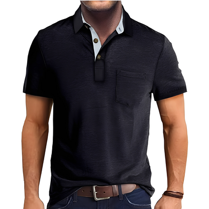 Abner - Retro-Poloshirt mit kurzen Ärmeln für Herren