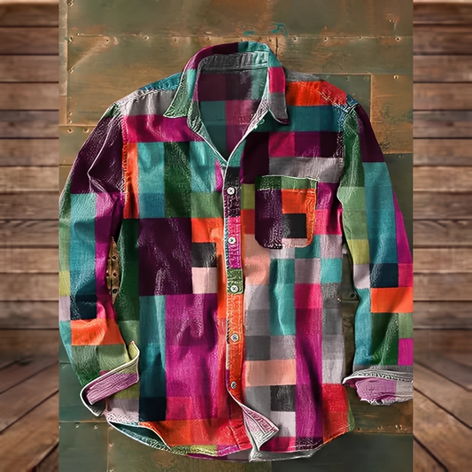 Gontran - Stilvolles Herrenhemd mit nützlicher Tasche