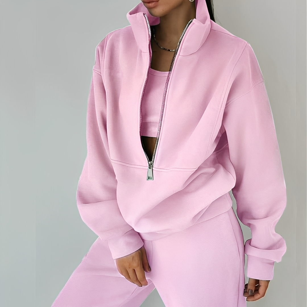 Mélissa - Bequemes und lockeres Frottee-Set, zweiteilig