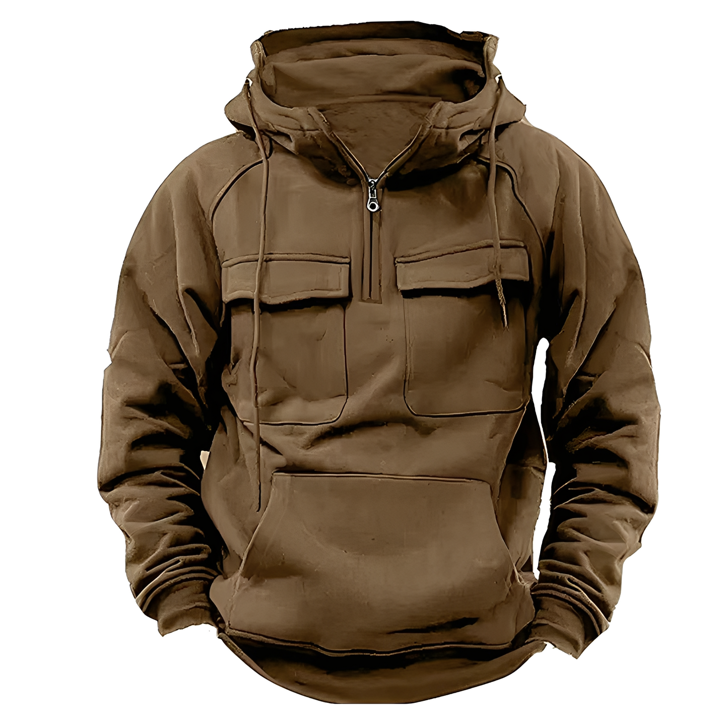 Malcom - Klassischer Hoodie mit mehreren Taschen für Herren