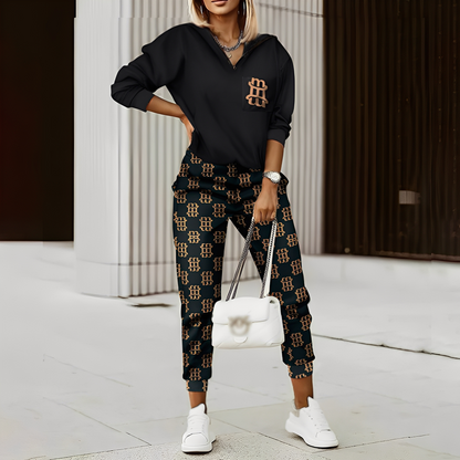 Hollie - Stilvoller Trainingsanzug mit Reißverschluss für Damen