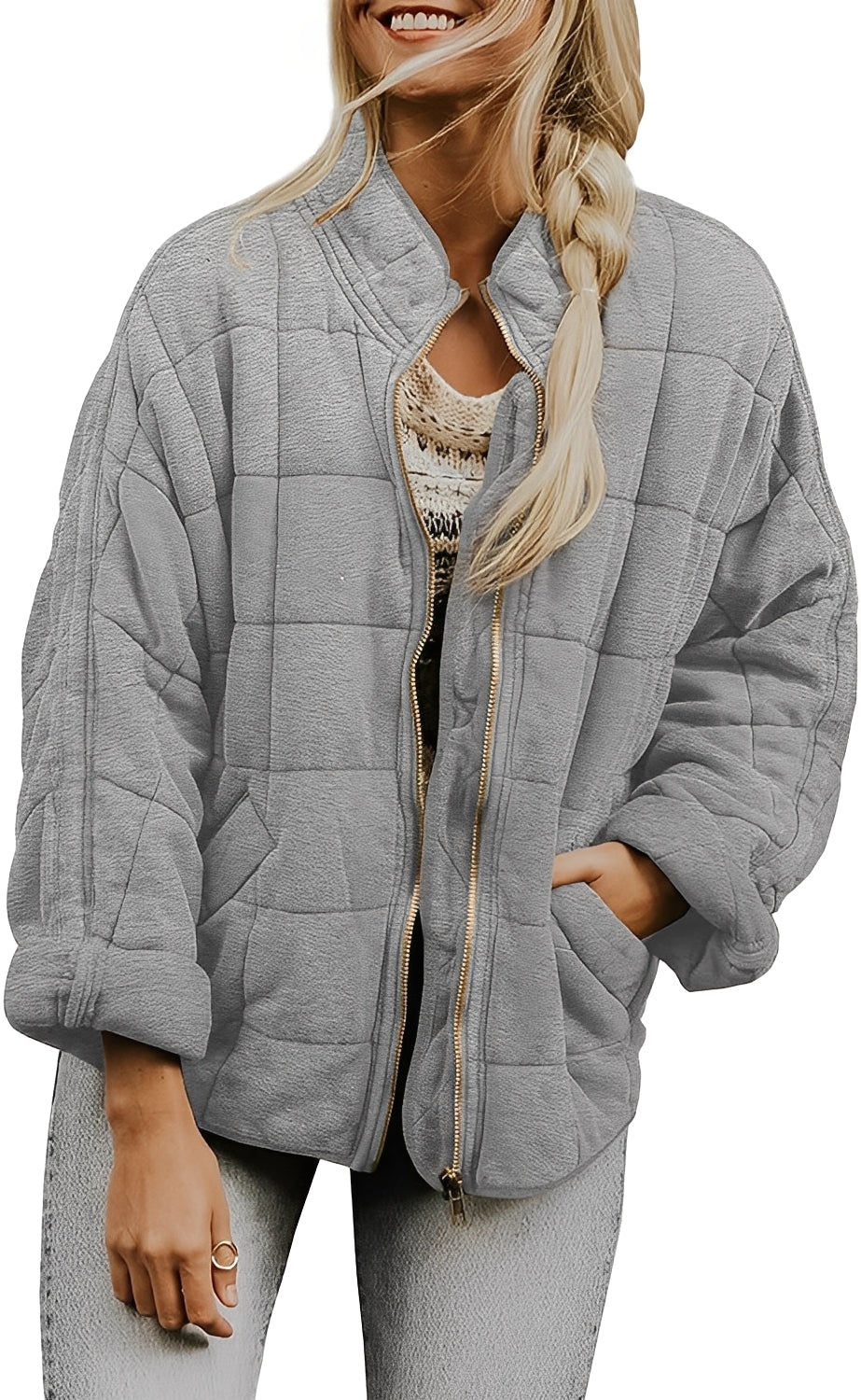 Mikaela - Dicke Oversize-Jacke für Damen