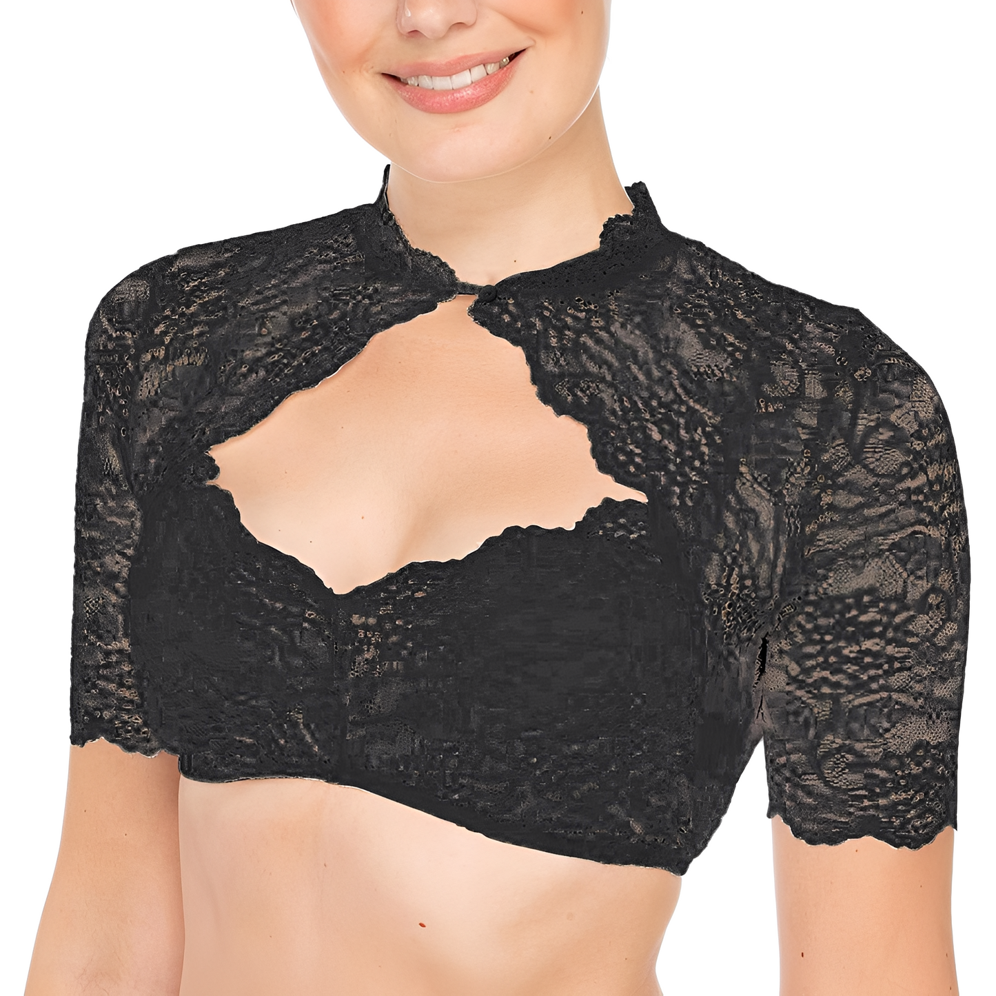 Daniella - Klassische Oktoberfest-Spitzenbluse für Damen