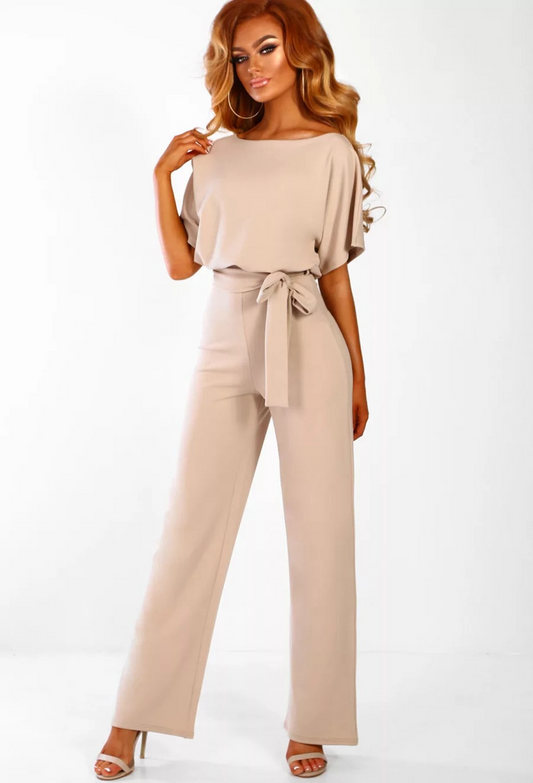 Arline - Eleganter Jumpsuit mit Gürtel für Damen