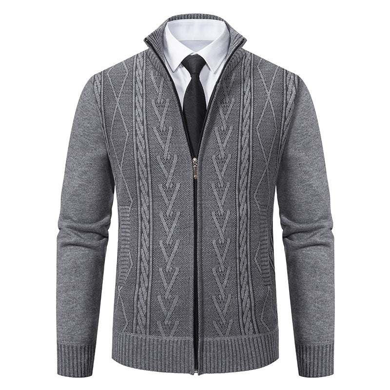Stafford - Eleganter Cardigan mit Reißverschluss für Herren