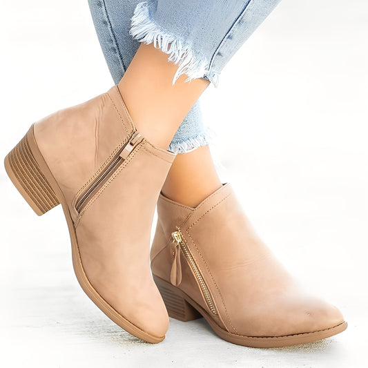 Mirabelle - Stilvolle Stiefeletten mit Reißverschluss für Damen