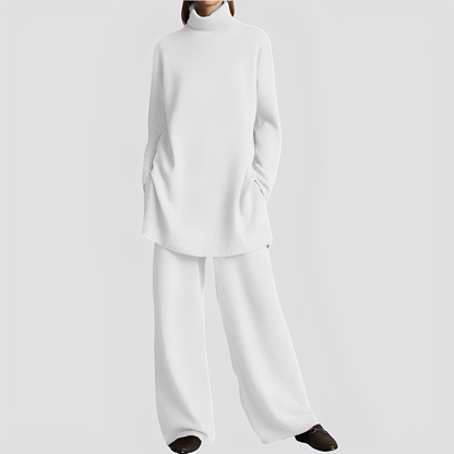 Jessica - Stilvolles Lounge-Set mit hohem Kragen für Damen