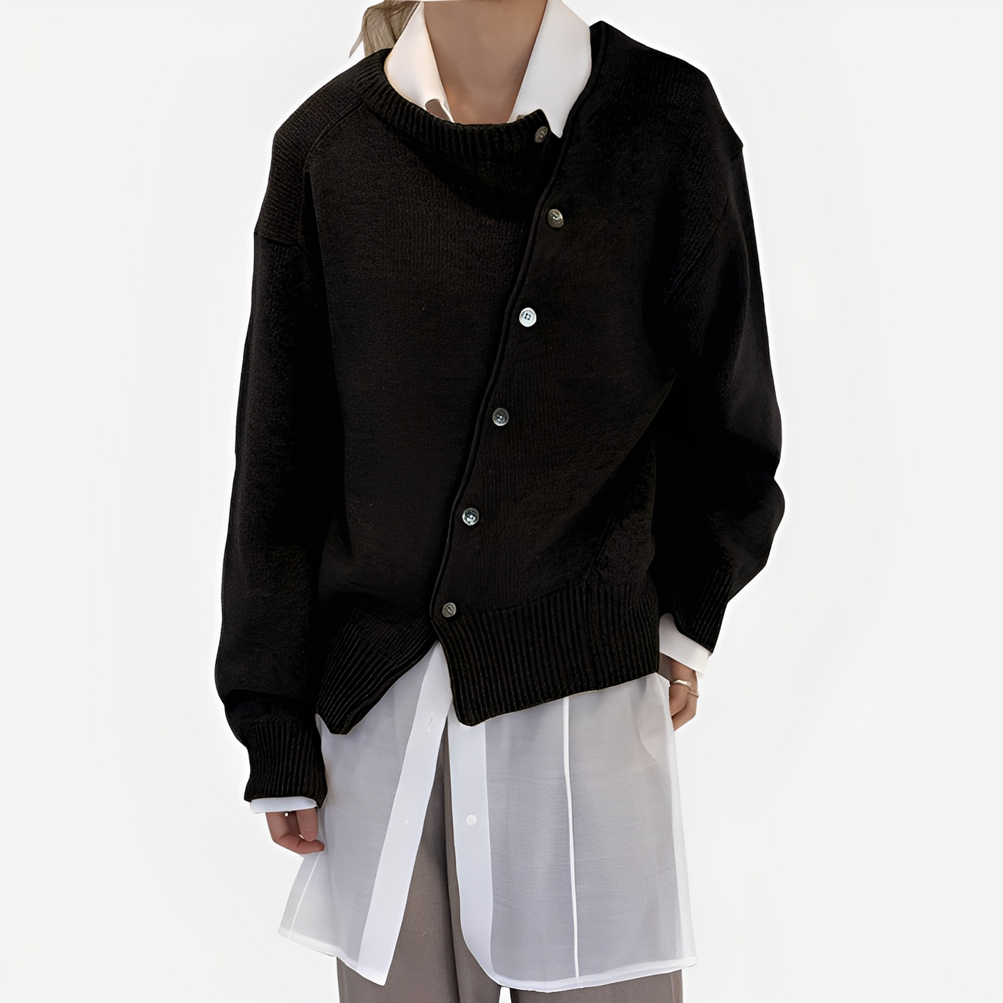 Susanne - Stilvolle und bequeme Strickjacke zum Umhängen