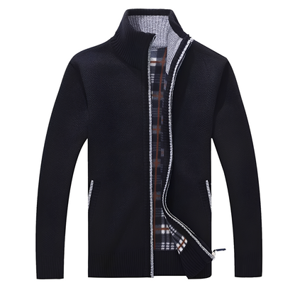 Malinda - Stilvoller Cardigan mit weichem Fleecefutter für Herren