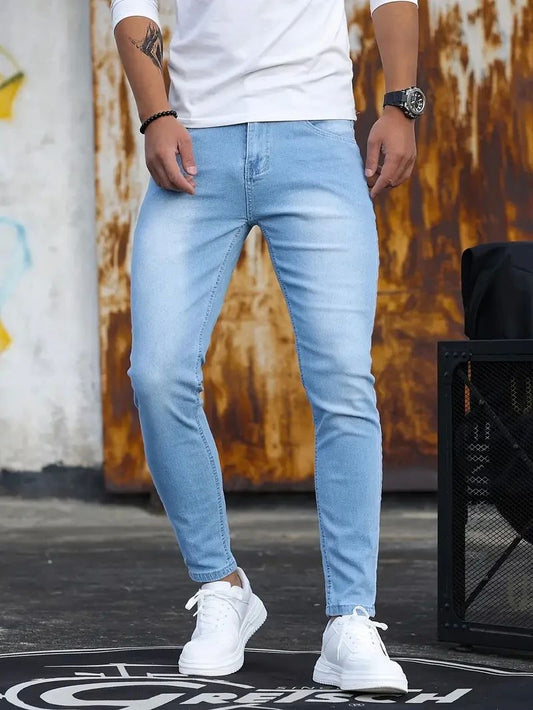 Linford - Klassische Stretch-Skinny-Jeans für Herren