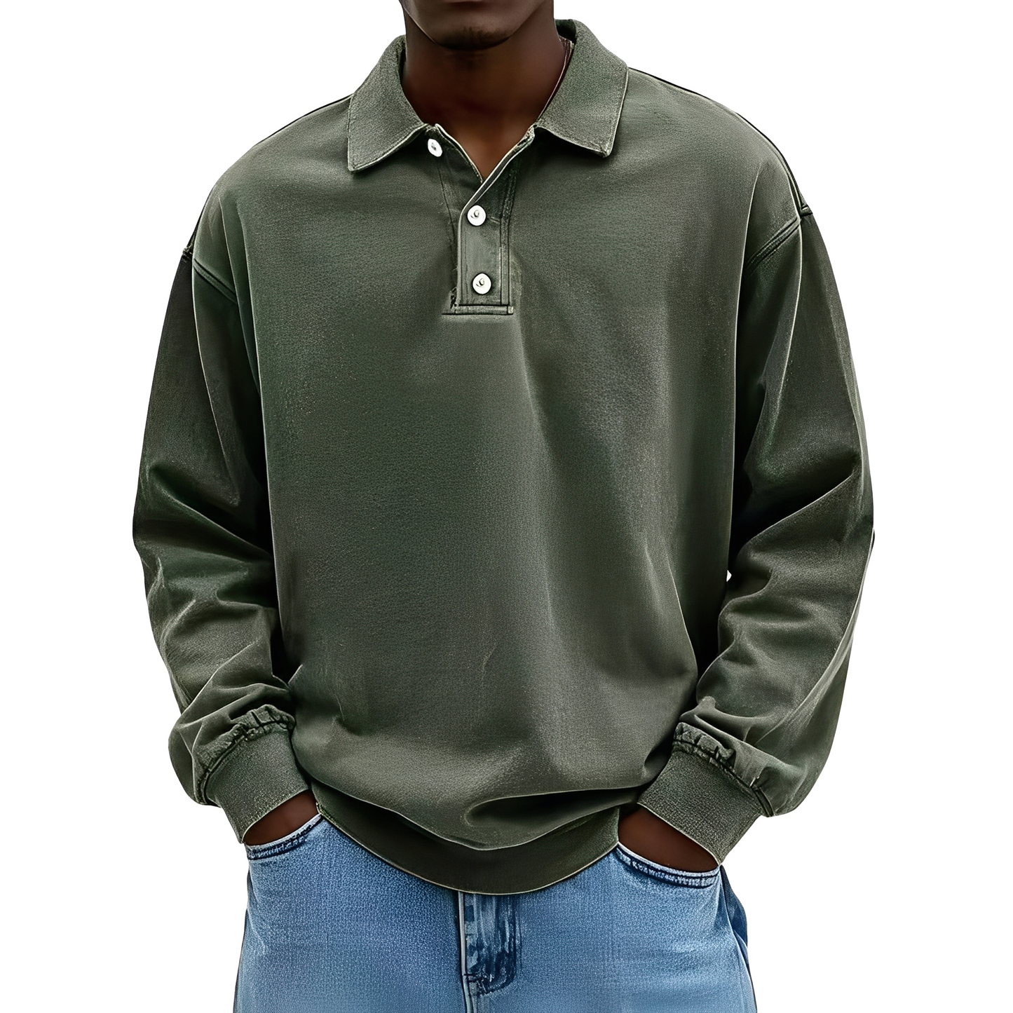 Chris - Klassisches dickes Langarmshirt für Herren