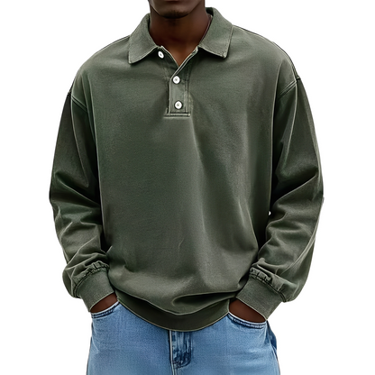 Chris - Klassisches dickes Langarmshirt für Herren