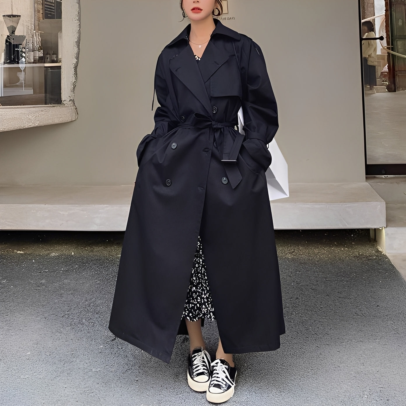 Dorothy - Stilvoller Oversize-Trenchcoat für Damen