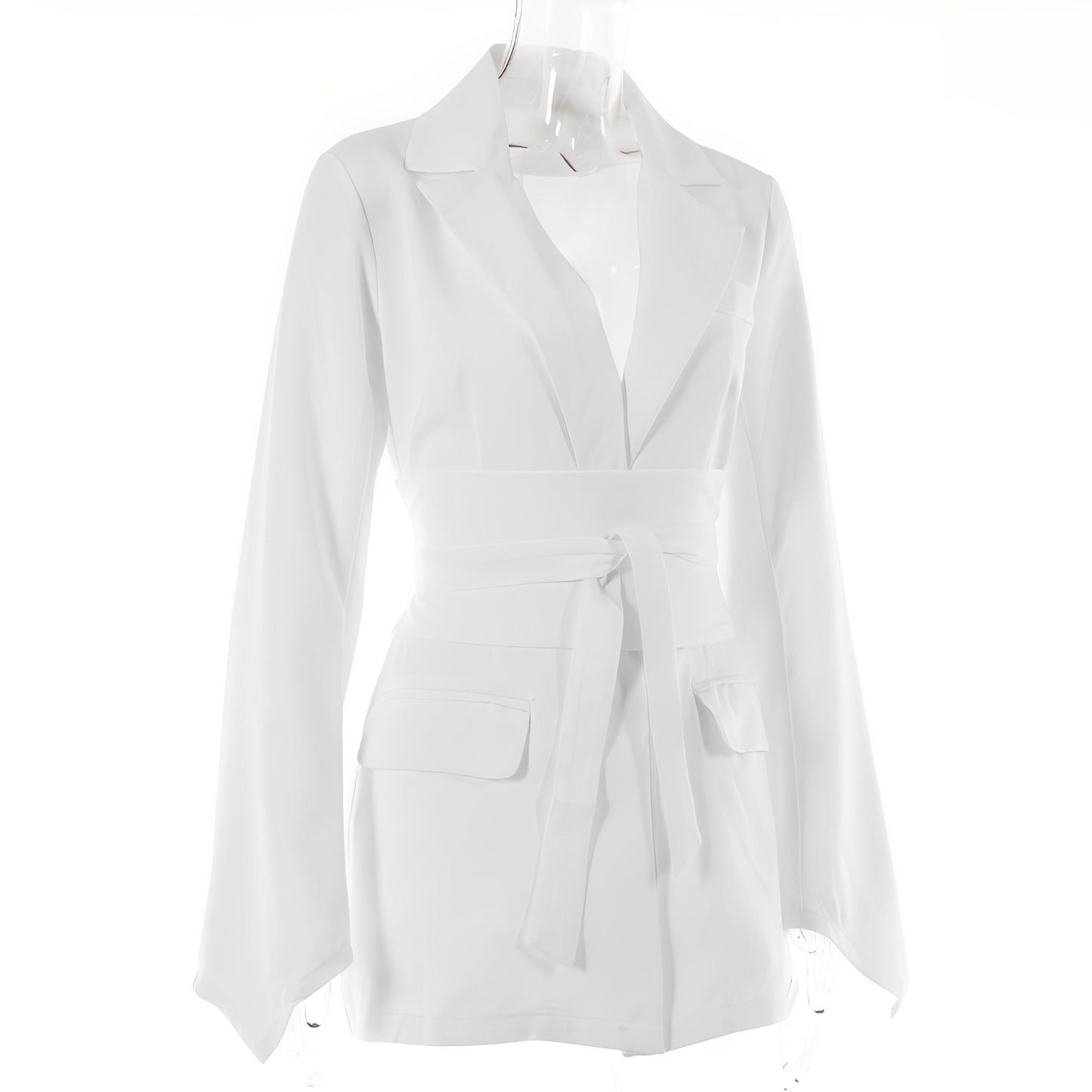 Malvina - Casula Anzugblazer mit Gürtel für Damen