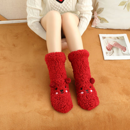 Bethany - Stilvoller Bodenbelag plus Samtsocken für Frauen