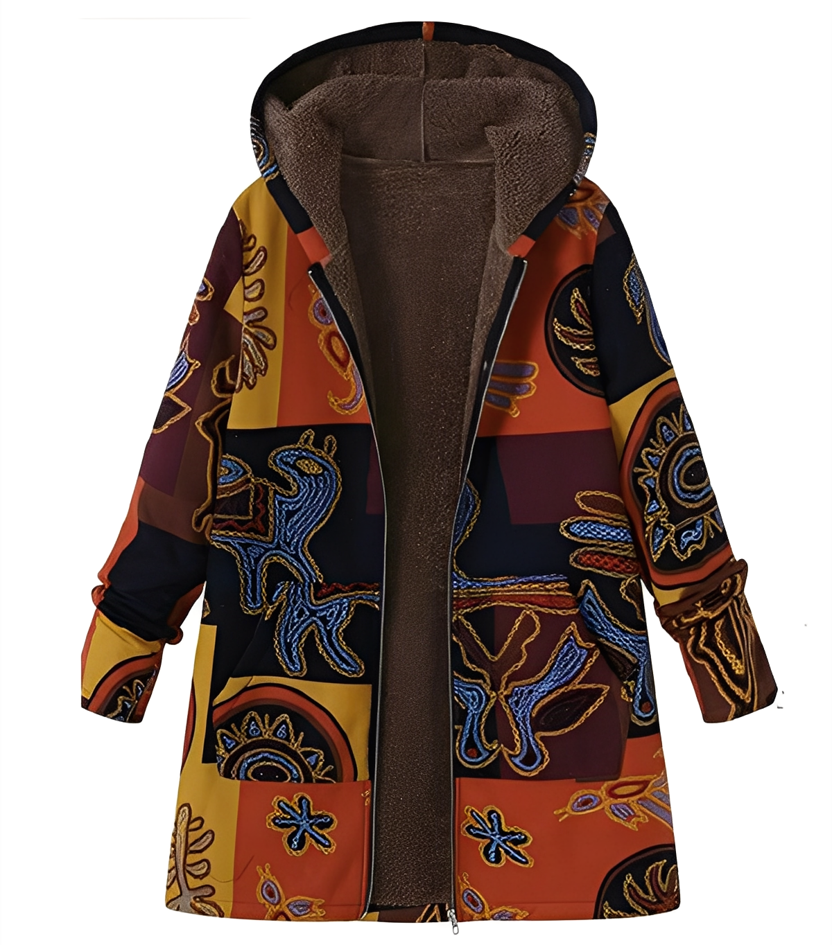 Jaslene - Klassische, dicke, warme Parka-Jacke für Damen