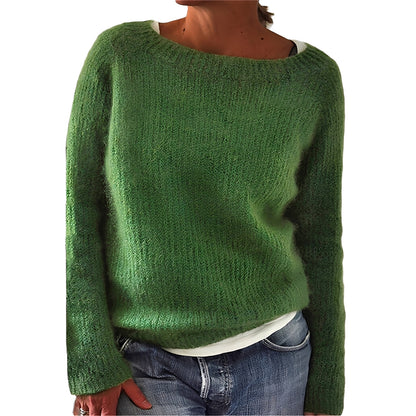 Angelia - Lässiger, warmer Pullover aus weichem Strick für Damen
