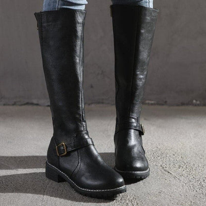 Marly - Lässige Stiefeletten mit Zier-Schnalle für Damen