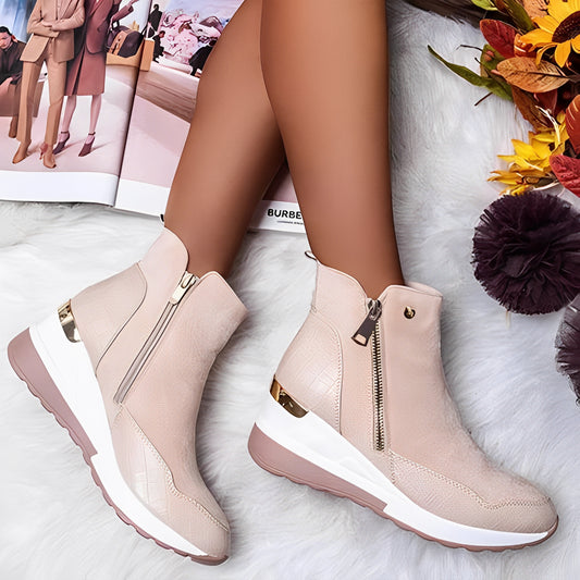Deonne - Lässige orthopädische Keilstiefel für Damen